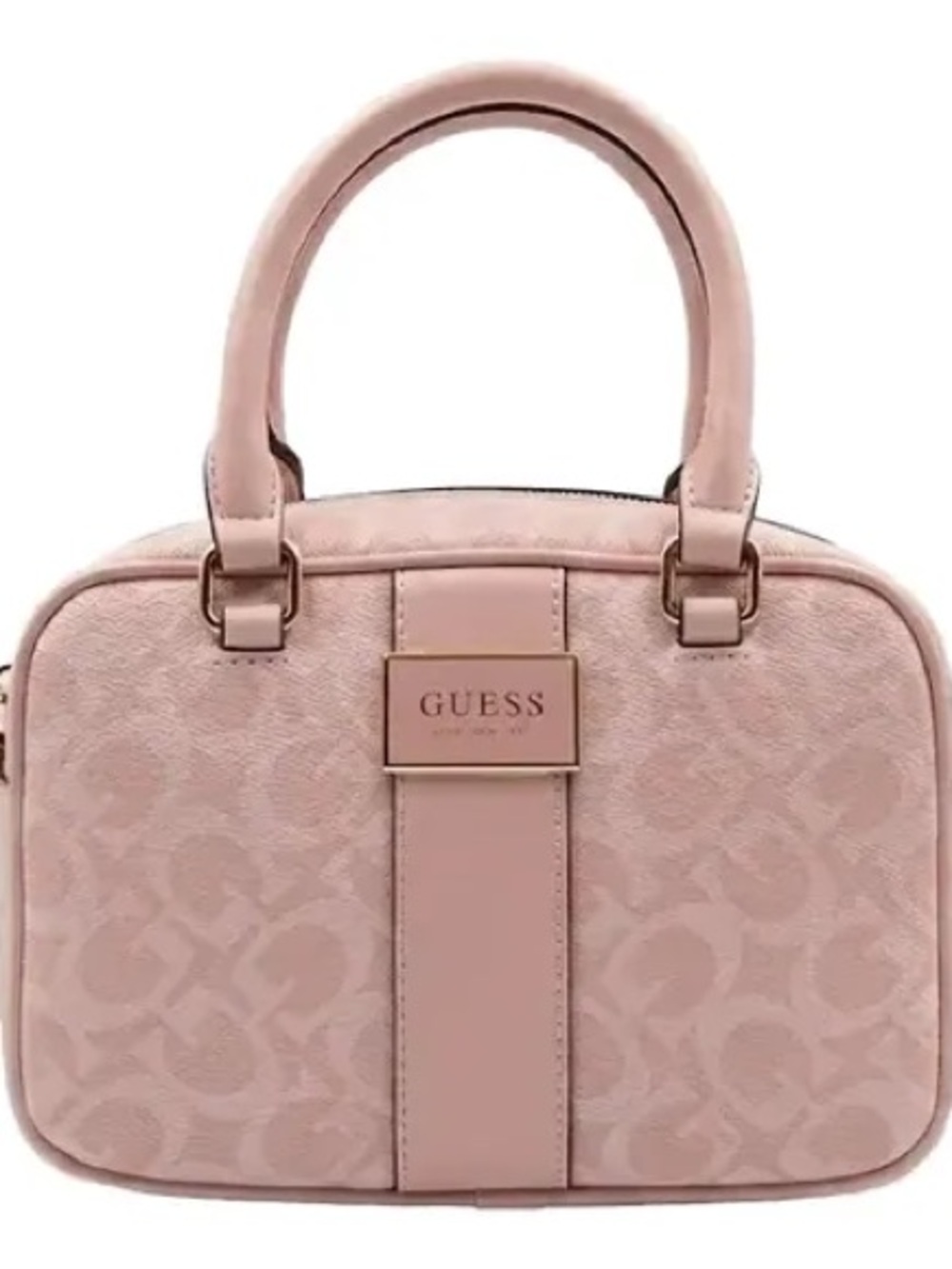 NWT GUESS Pink Signature Top-Handle Crossbody with Gold Hardware. “Isabella”